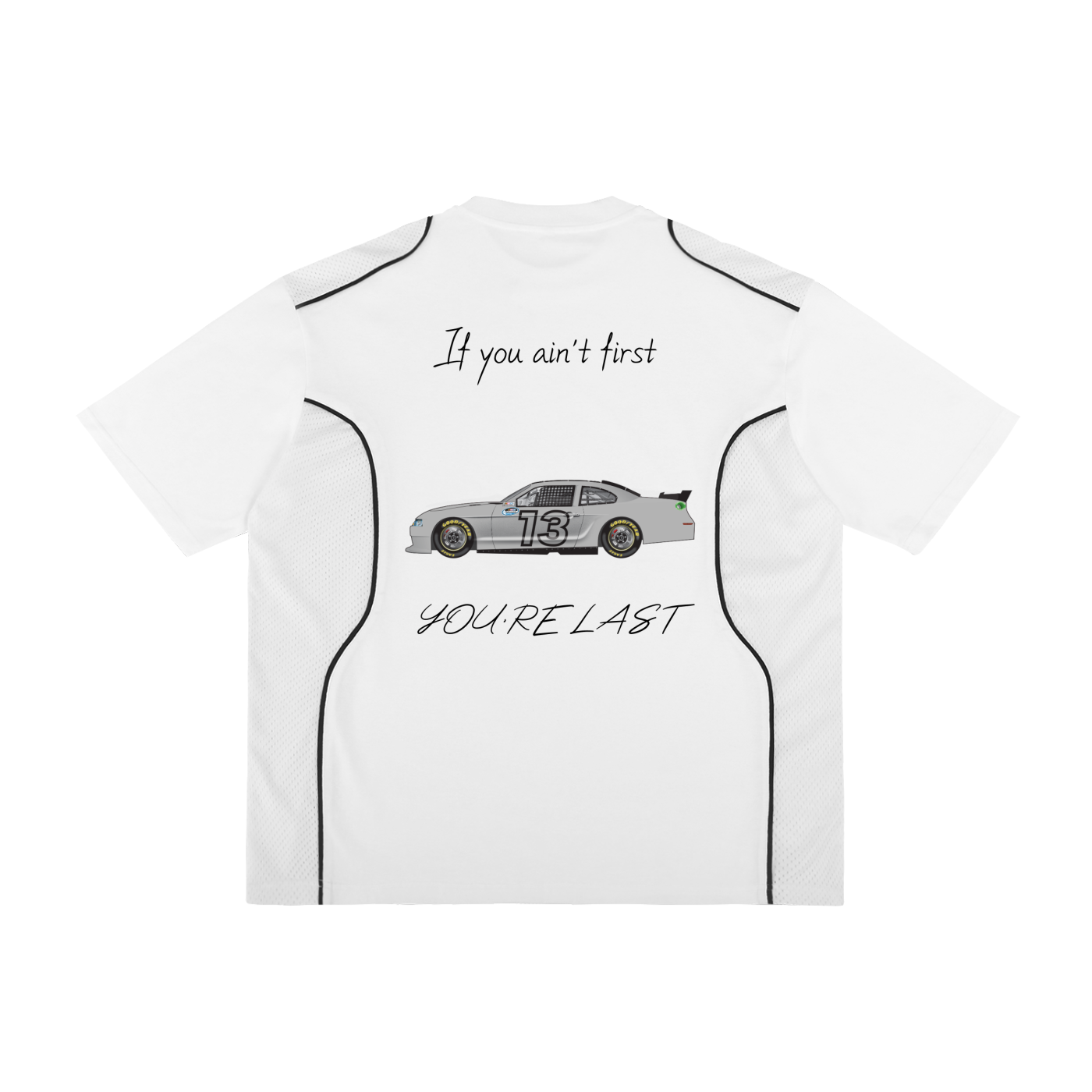 Contrast Piped Panel T-Shirt
